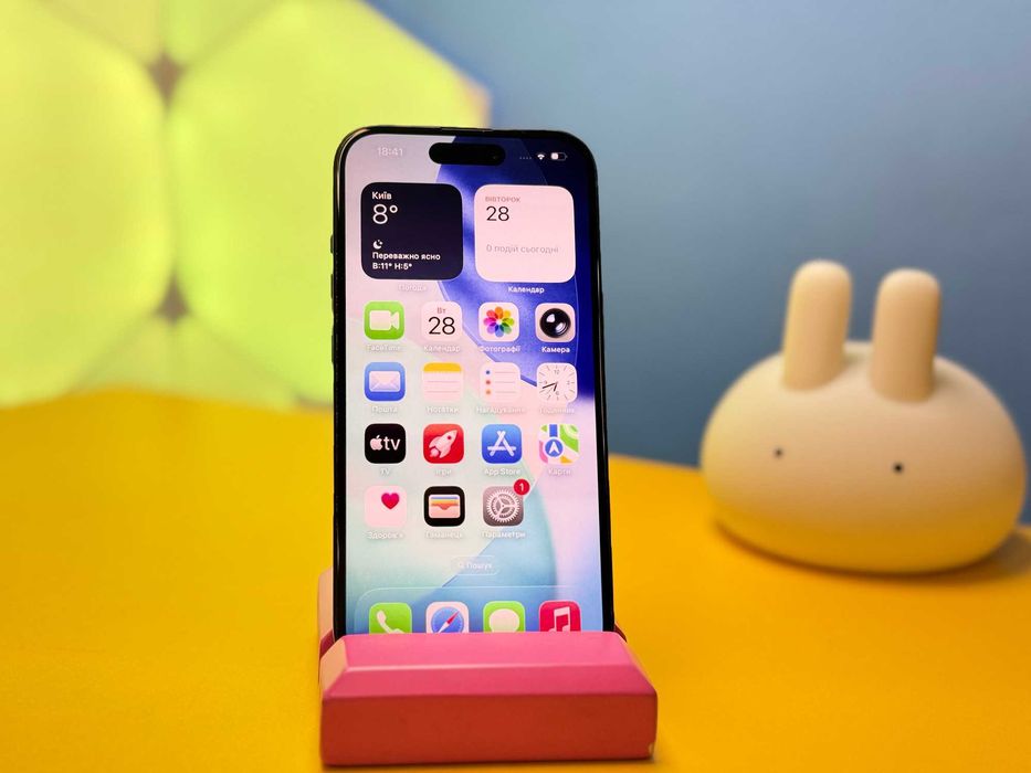 Смартфон Apple iPhone 15 128GB Black (150164) Б/У З ГАРАНТІЄЮ