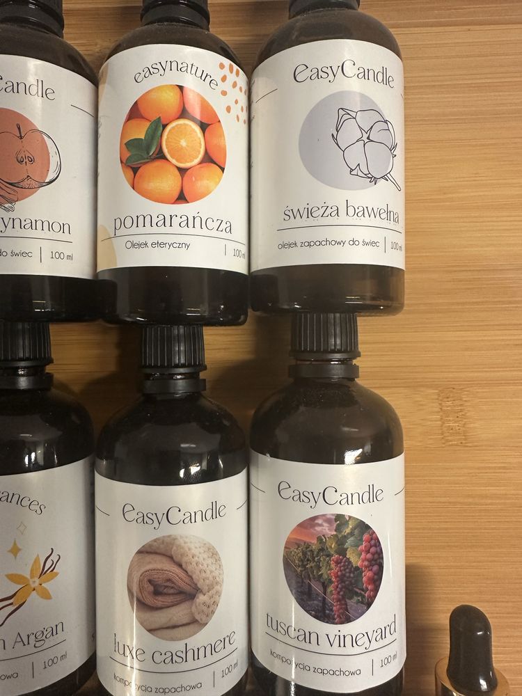 Zestaw 20szt olejki zapachowe Easy Candle do świec mydła