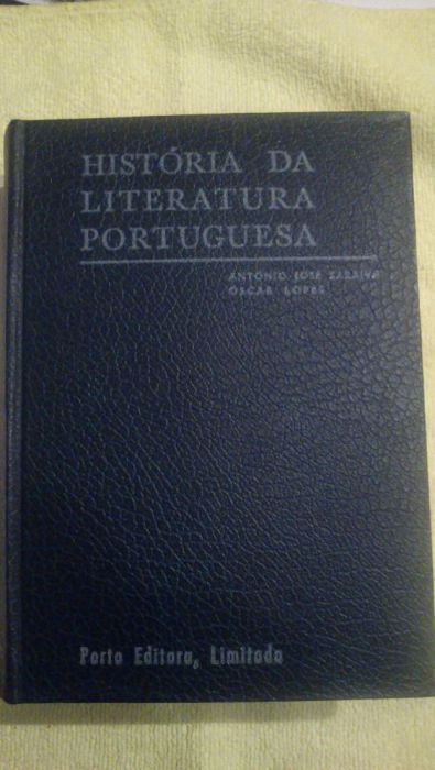 Livro História da Literatura Portuguesa