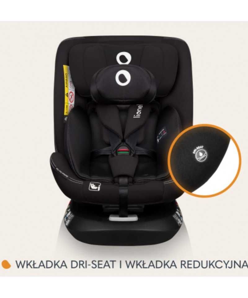 Fotelik Samochodowy Lionelo Bastian Ona I-Size Isofix Black Carbon