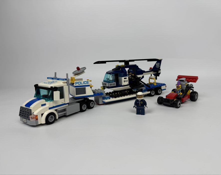 Конструктор поліція поліцейська фура з гелікоптером Lego CIYES 20422