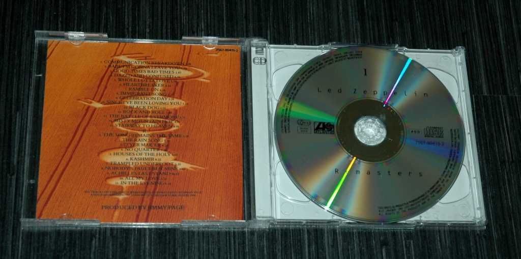 LED ZEPPELIN - Remasters. 2xCD. 1990 Atlantic.