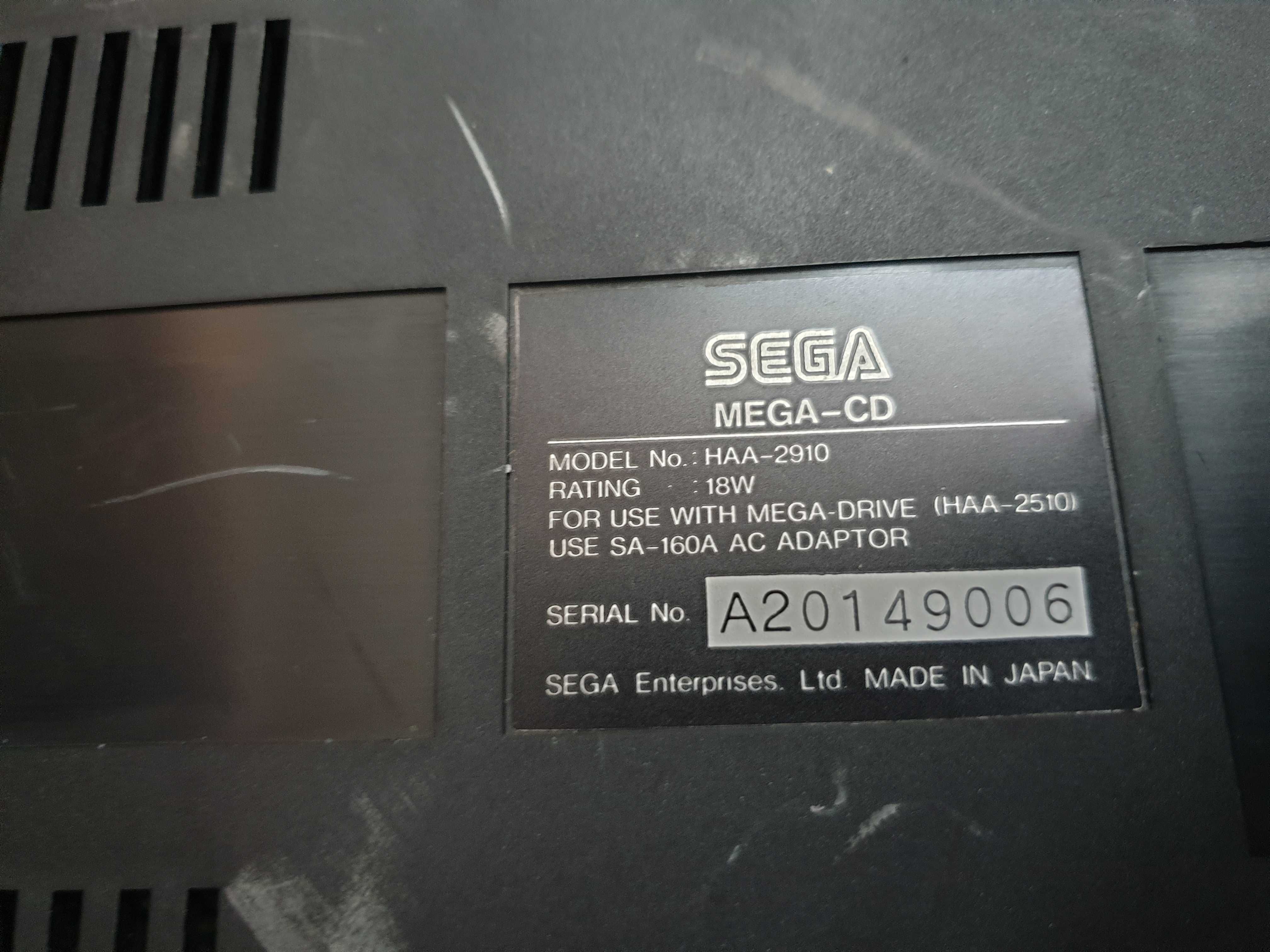 Ігрова ретро приставка Sega Mega CD 1 модель NTSC регіон Японія