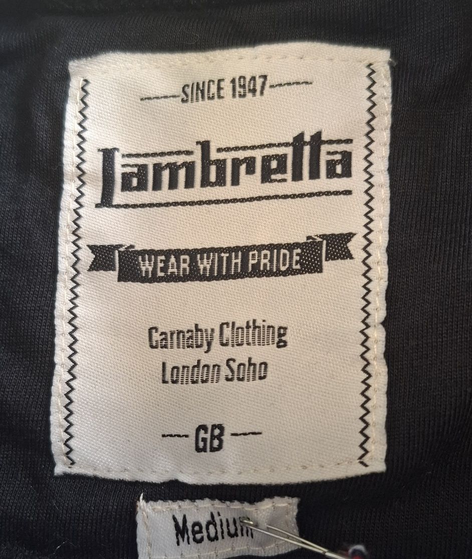 Nowa bluza męska rozmiar M Lambretta czarna