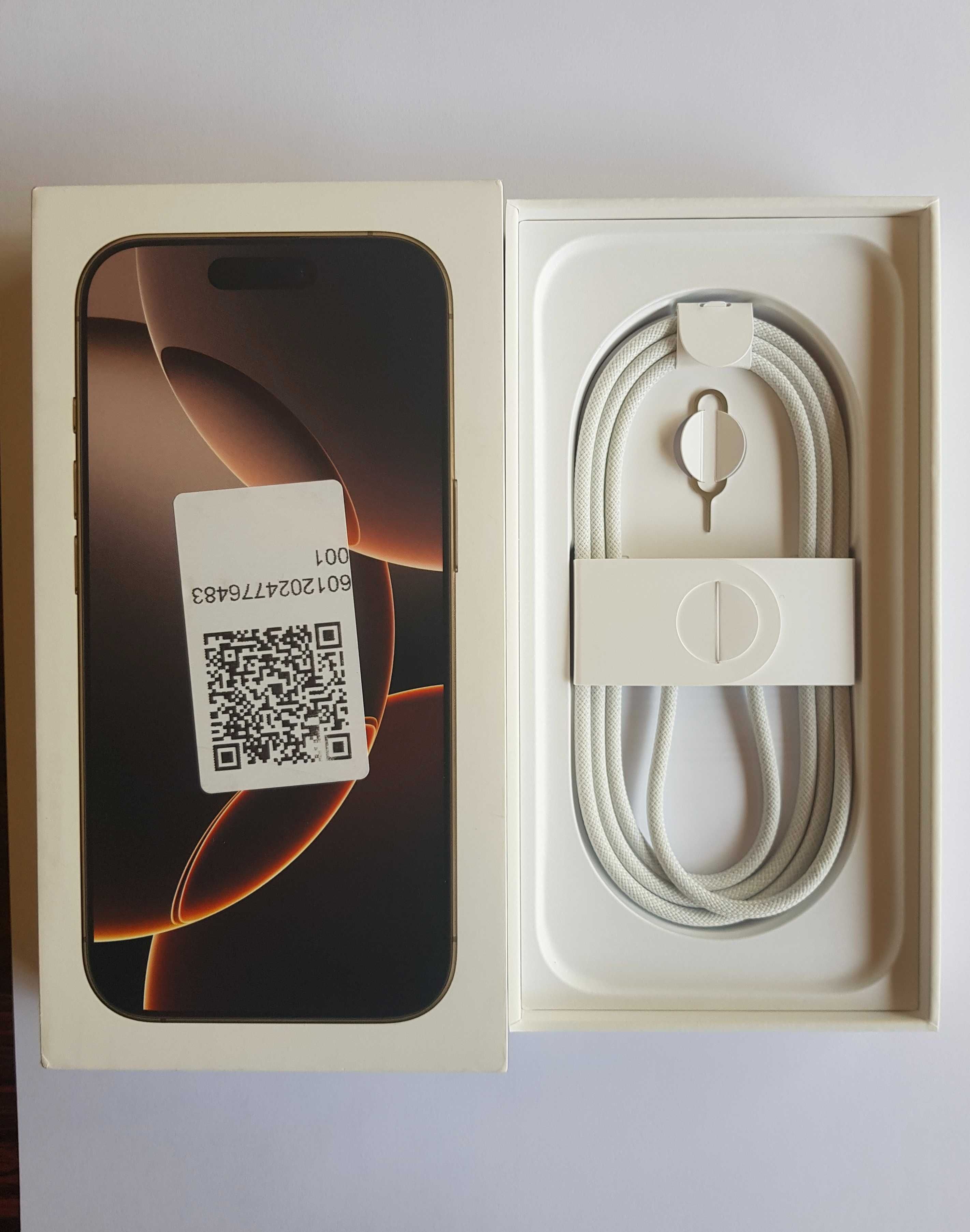 iPhone 16 Pro Desert Titanium igual a novo com garantia