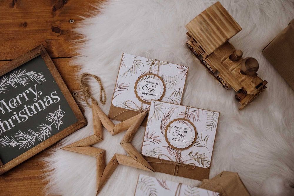 Voucher na sesję w szklarni, sesja świąteczna, prezent