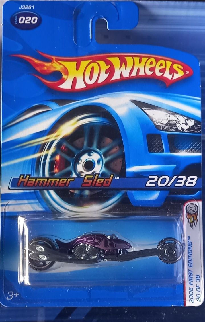 Conjunto 3 - Hammer Sled hot wheels