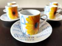 Lote de 5 Chávenas de Café - Siaki Porcelain (Novas)