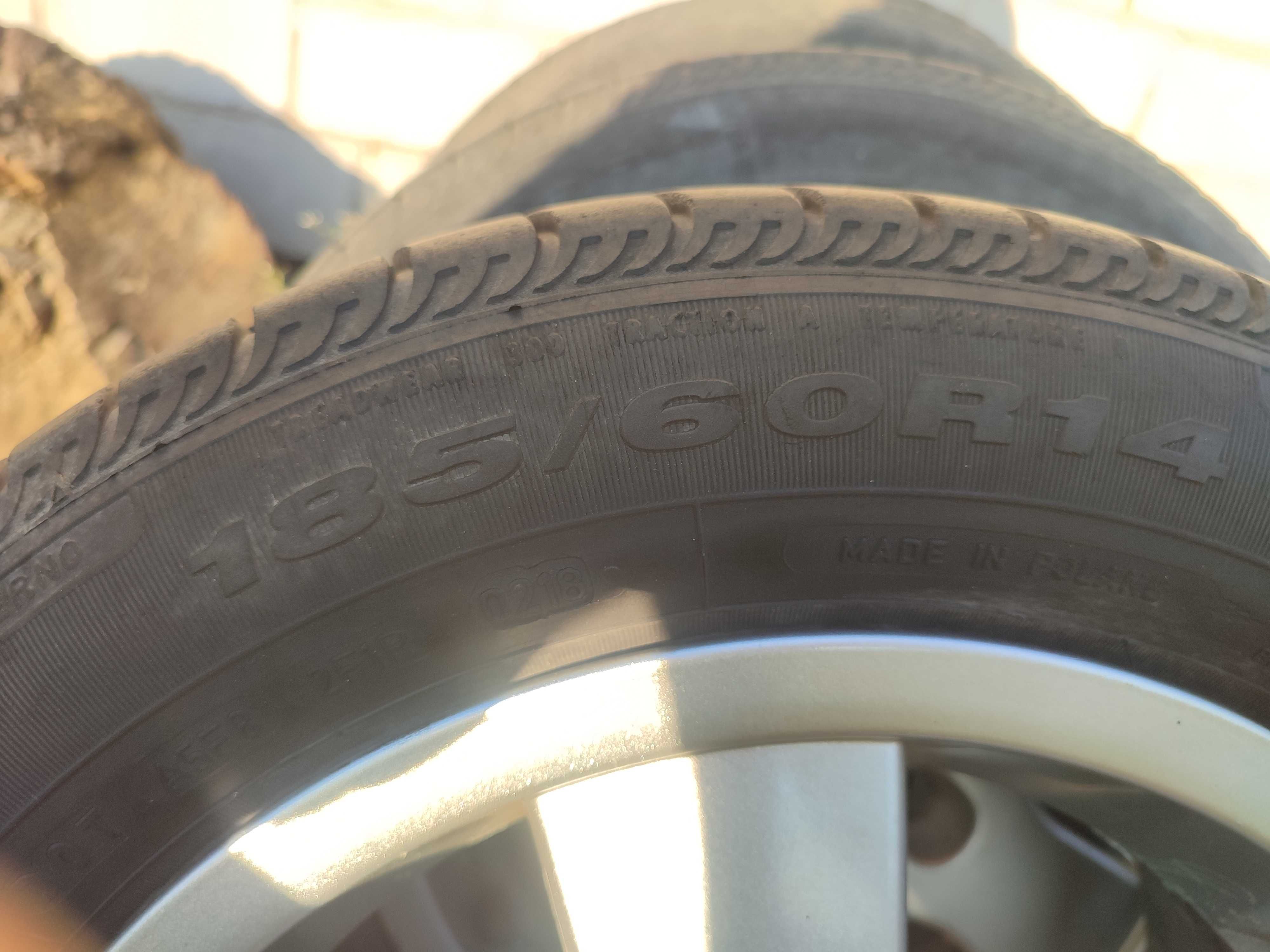 Opony letnie z felgami 185/60 14