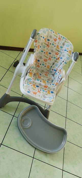 Krzesełko do karmienia tacki regulacja baby mix