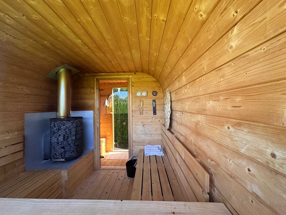 Sauna Mobilna Kwadro Premium na przyczepie DMG 1300 kg