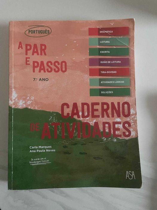 A Par e Passo - Caderno De atividades de português do 7º