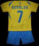 Strój piłkarski koszulka + spodenki Cristiano Ronaldo Al-Nassr