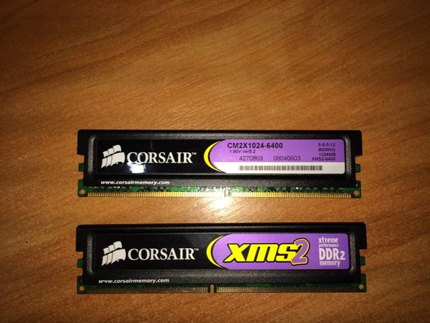 Corsair DDR2 4Gb (4x1Gb) 800MHz 5-5-5-12 CM2X1024-6400