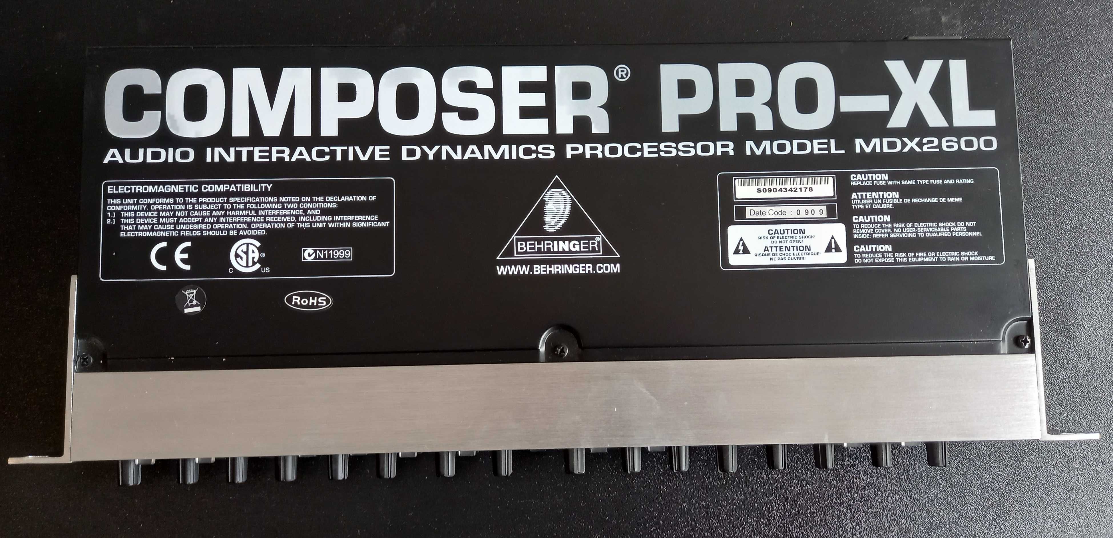 Compressor Behringer Composer Pro XL MDX2600