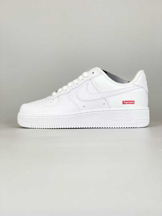 Buty Trampk Nike Air Force 1 Low Supreme White R.44