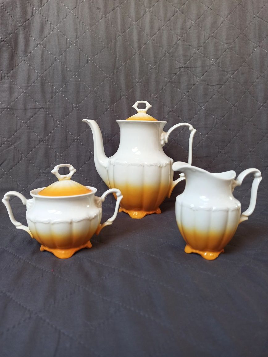 Serwis kawowy zestaw 6 osób Porcelana Wałbrzych