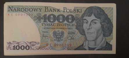 Banknoty 1000 zł rok 1982