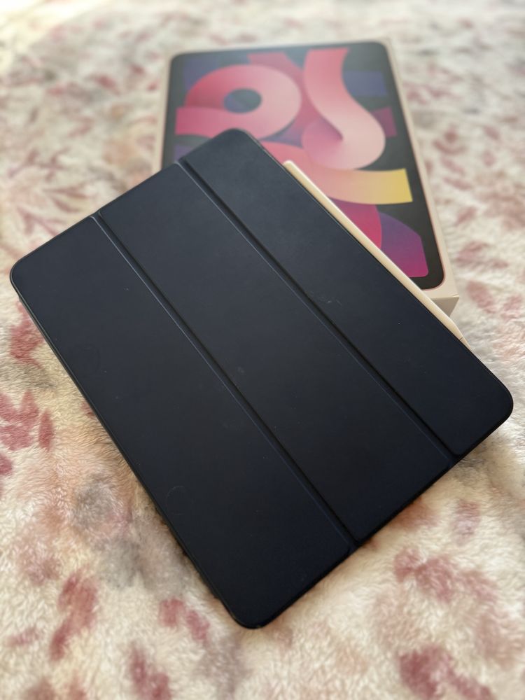 iPad Air 4 64GB Rose Gold + Pencil 2 + Case • Jak nowy!