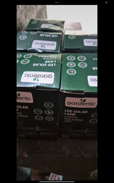 Lampki solarne ogrodowe kolorowe szklane 5szt okazja