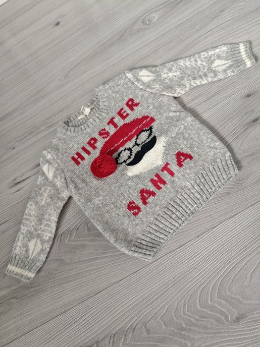 Sweterek świąteczny r 74