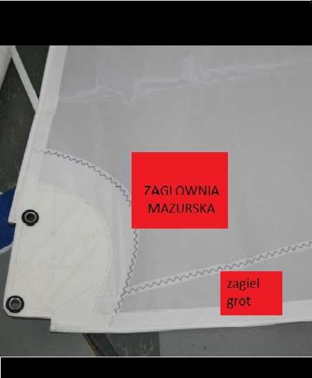 Żagiel Grot do łódki Antila 24 / Trim 24 . Żaglownia Mazurska