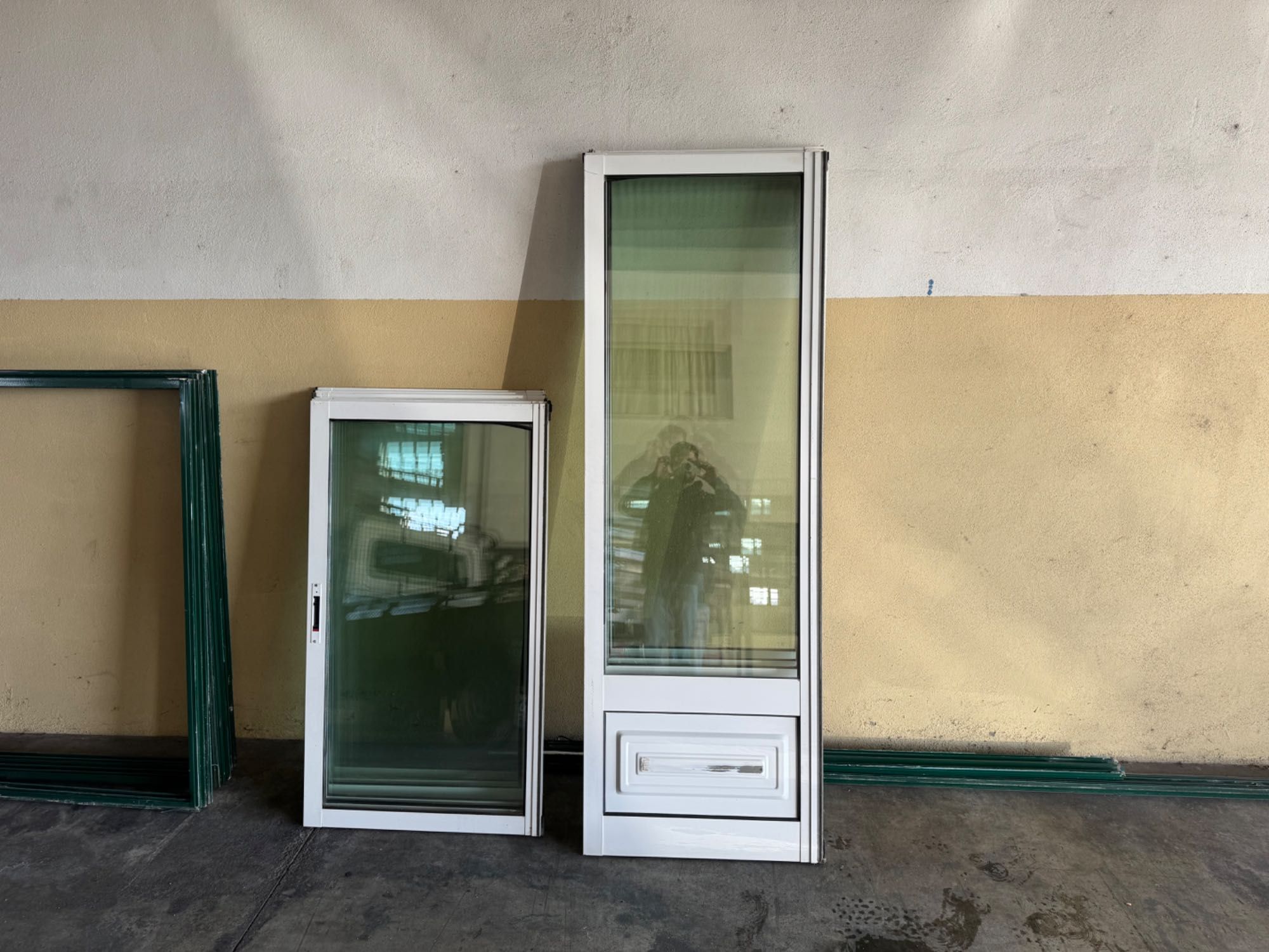 Janelas em aluminio conjunto de 5