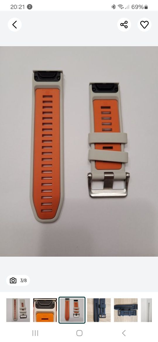 Paski do zegarka Garmin 26mm nowe