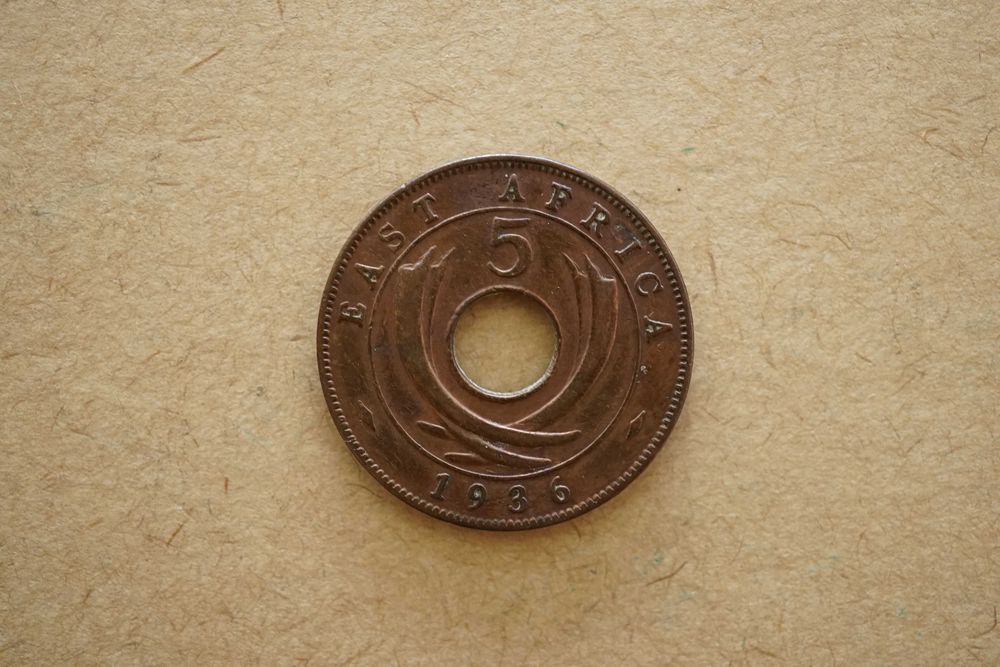 Lote 4 Moedas da África Oriental - George VI