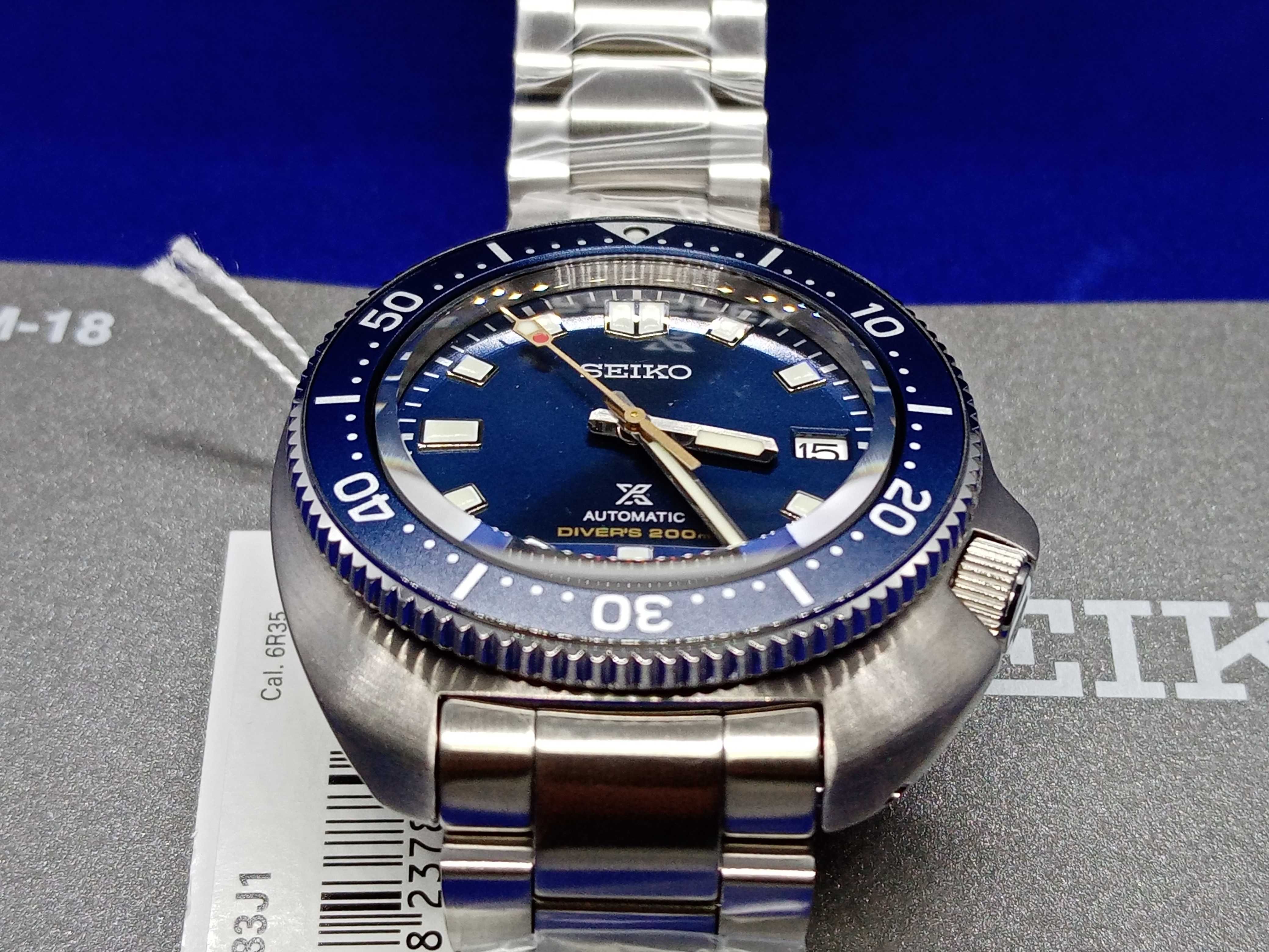 Seiko Captain Willard Azul SPB183J1 Edição Limitada 5.500 unidades