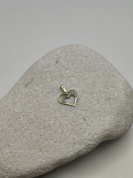 Złota Zawieszka Serce Pr.585 Nowa Zapraszamy