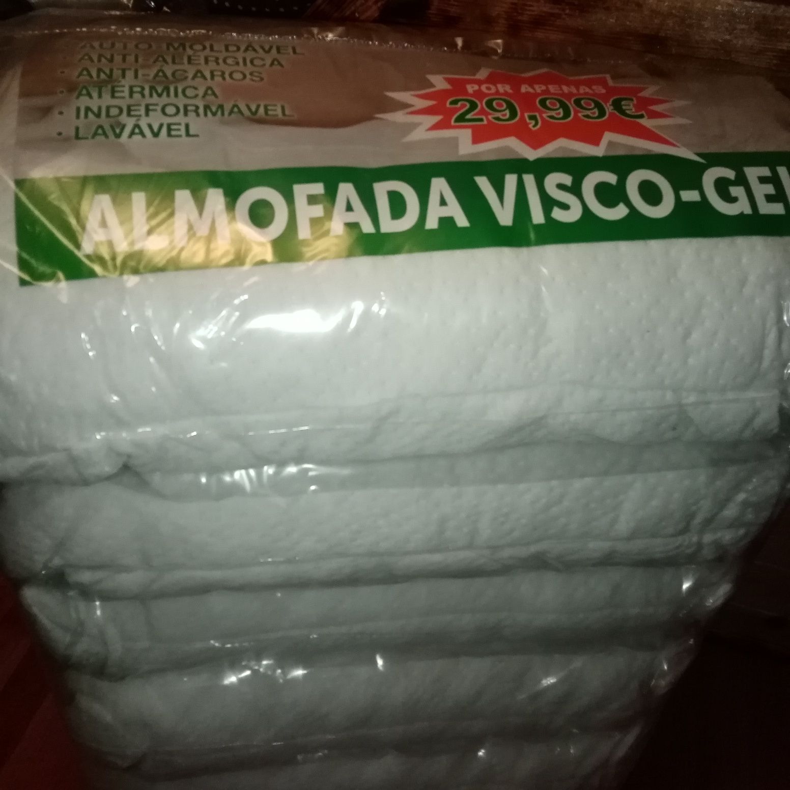 Almofadas visco-gel novas