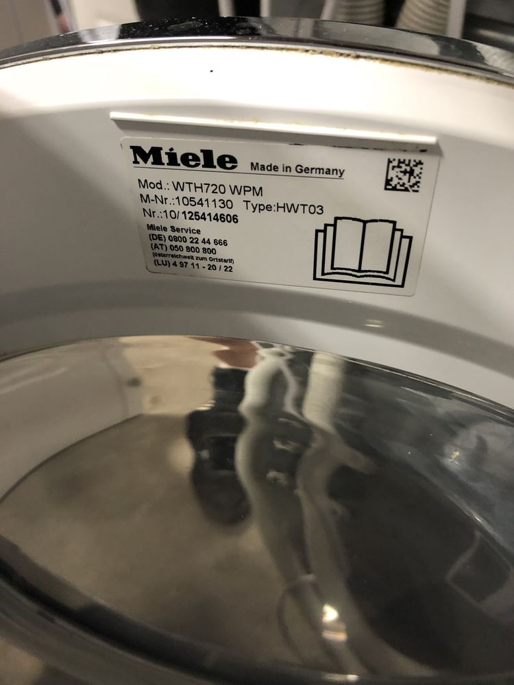 Pralko suszarka Miele WT1 1-8kg 1600obr f.pary inwerter A+++ [gwar/dow