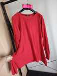 Marks&Spencer czerwona tunika cienki sweter 40