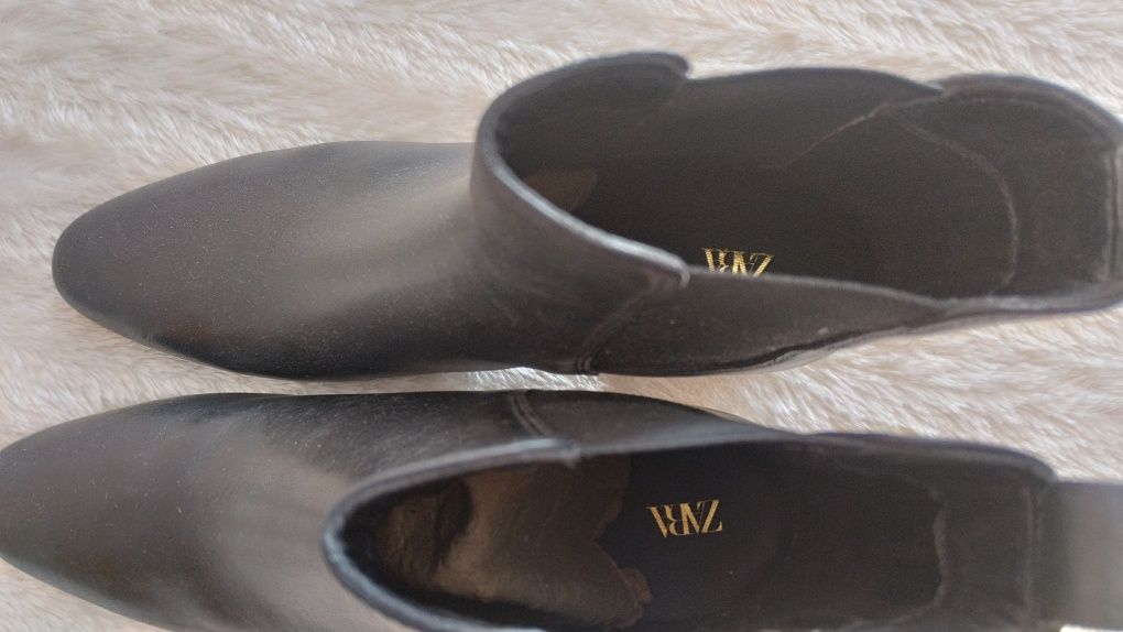 Botas, Zara meio cano, tamanho 38