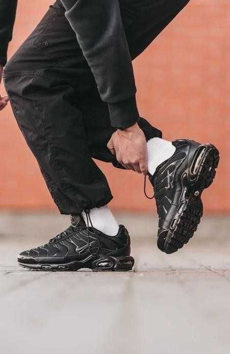 Кроссовки Nike Air Max Plus TN Black 36-46 найк аир ТОП модель!