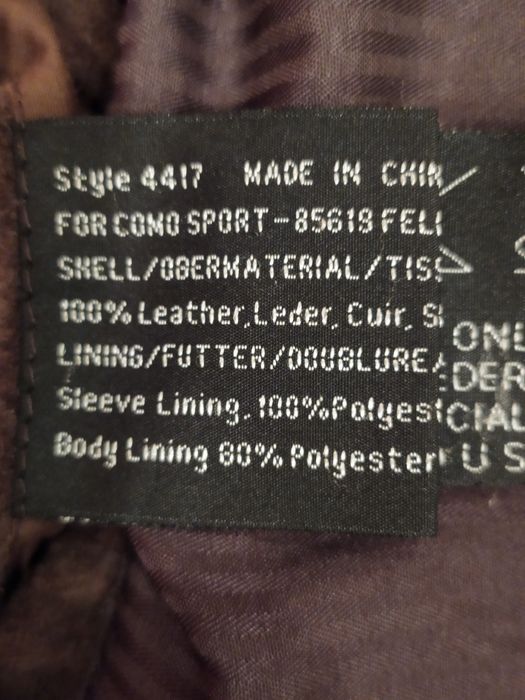 Куртка Camel Active кожаная, бомбер, пилот демисезонный, р. 62-64