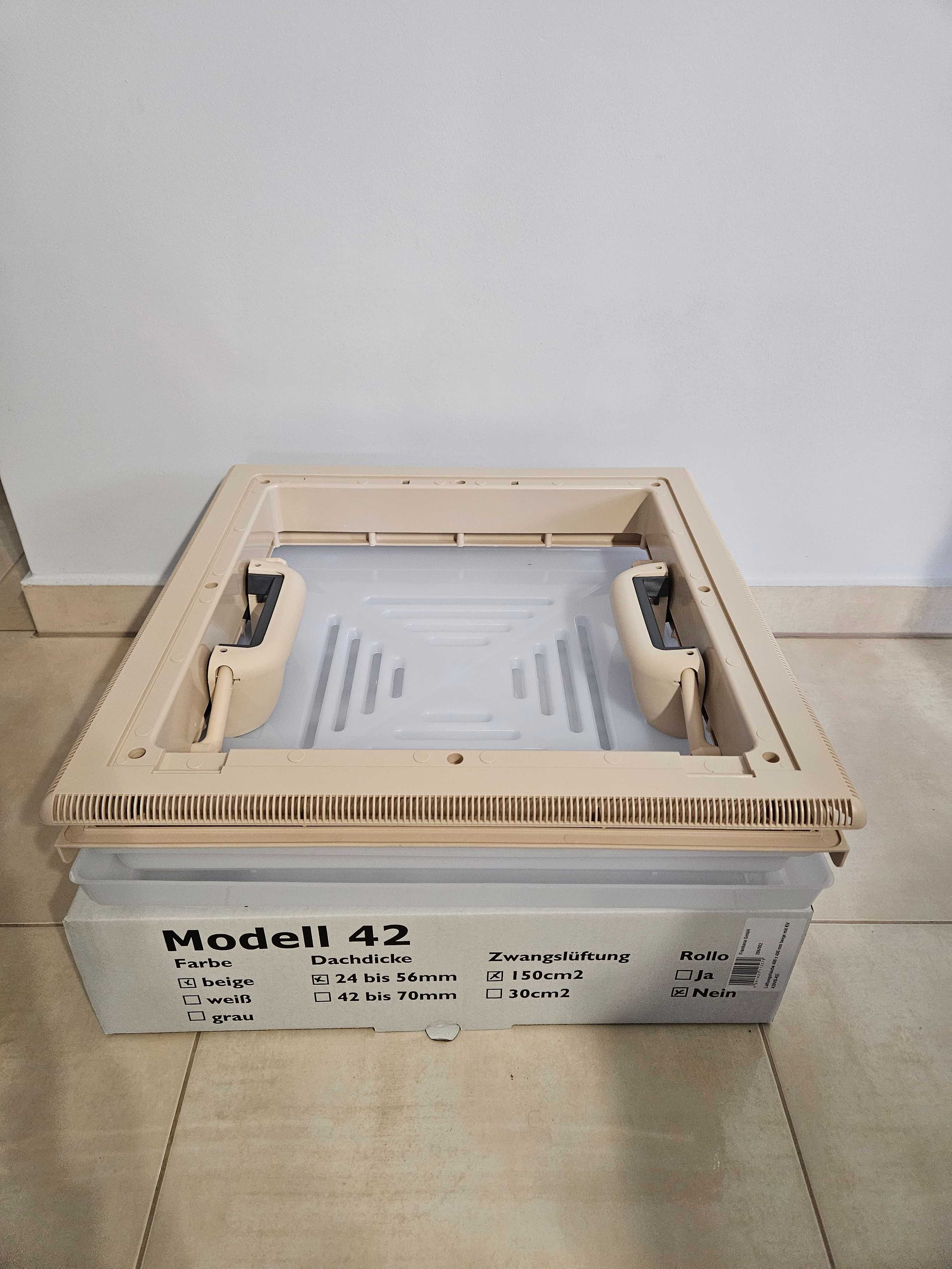 Okno dachowe świetlik MPK 40x40cm model 42