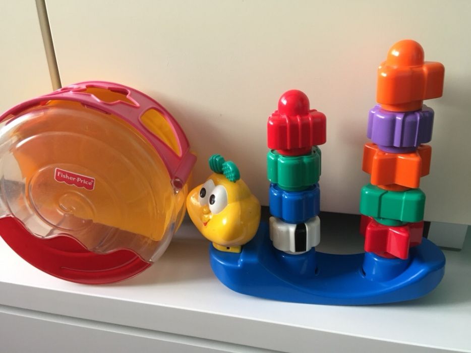 Ślimak sorter Fisher Price klocki