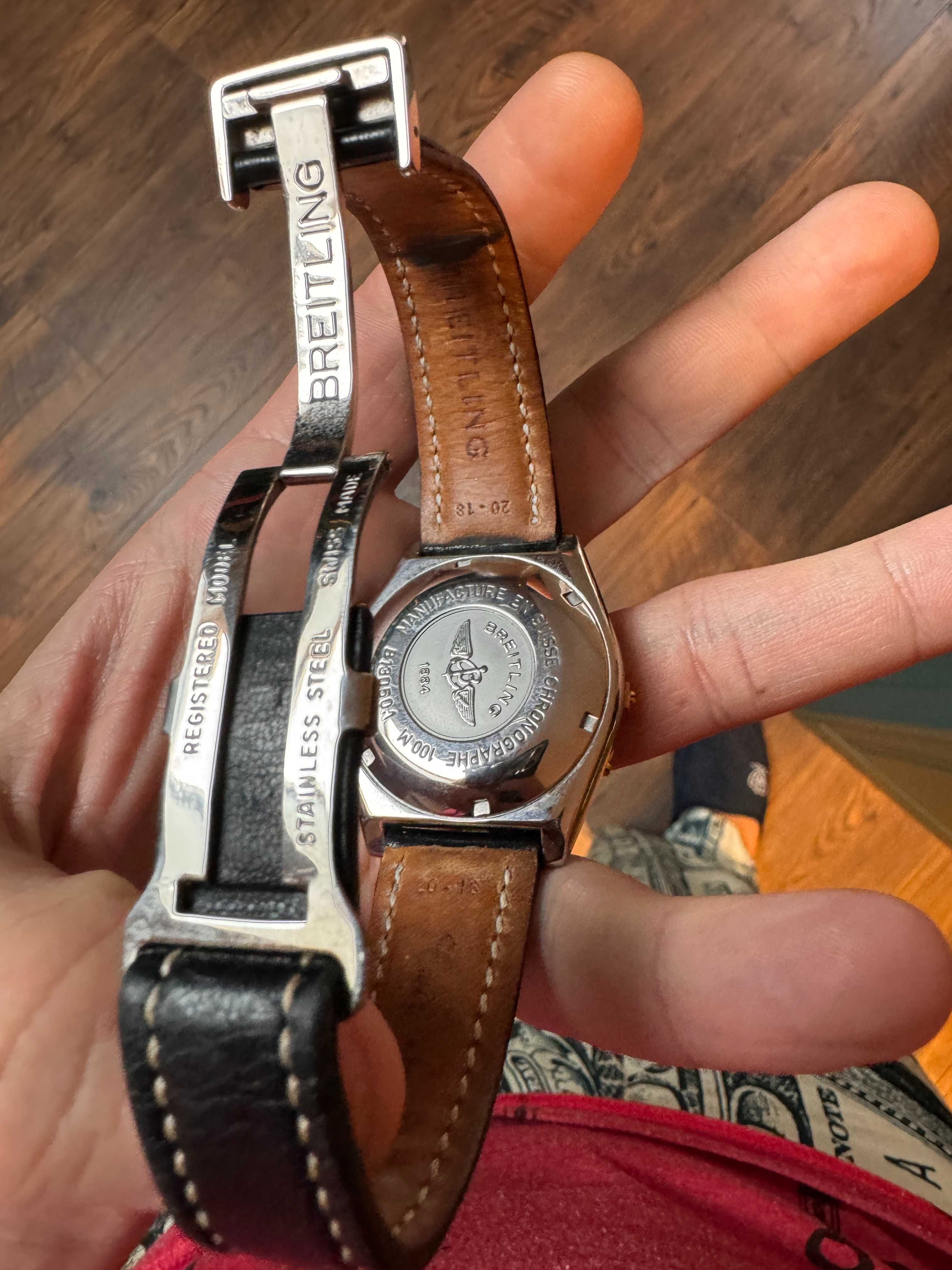 Brietling Chronomat золото-сталь