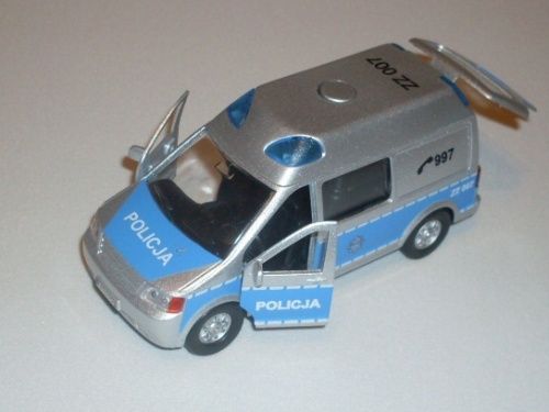 POLICYJNY radiowóz metalowy VAN POLICYJNY policja