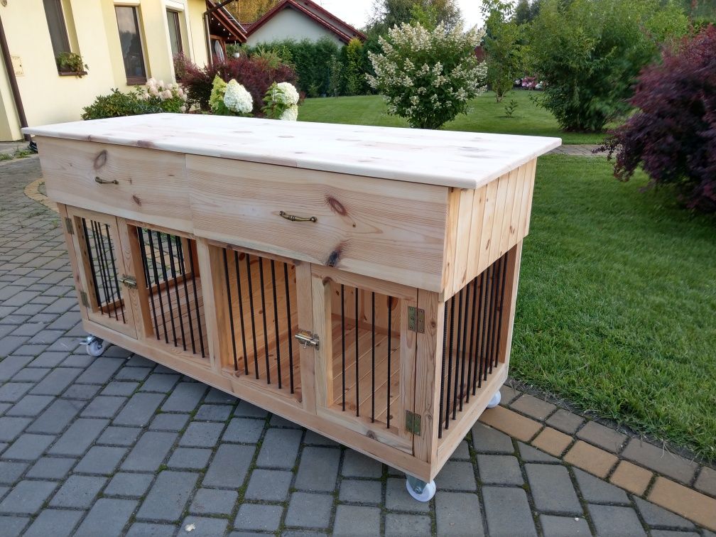 Kennel box drewniany