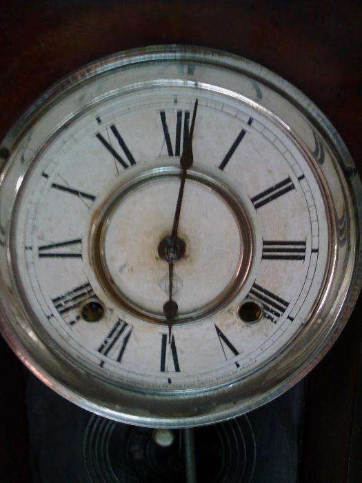 Relógio Americano Do Ano 1850 Impecável Todo Recuperado Impecável