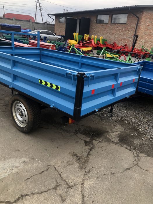 Прицеп до трактора,прицеп самоскид,1птс2, причіп до міні трактора.