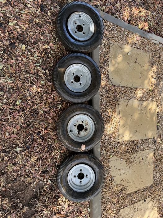Rodas para atrelado, corta-relvas, kart – 4.00-8 (completos)