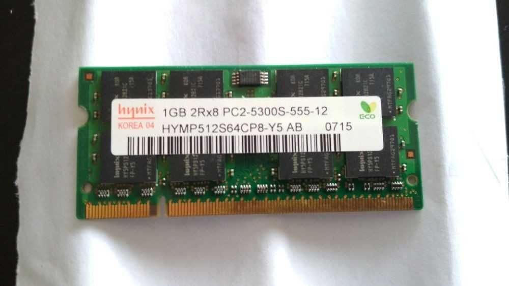 Hynix - Modulo Memoria 1GB RAM SO-DIMM DDR2 - Testada - 100% Funcional