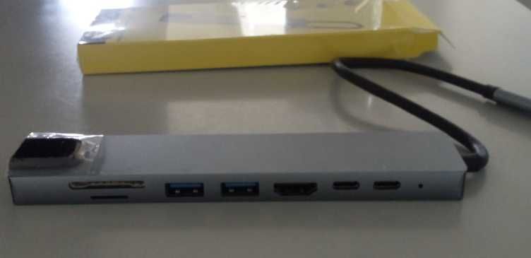 adaptador type-c to hdmi /  rede 7 in 1 docking station