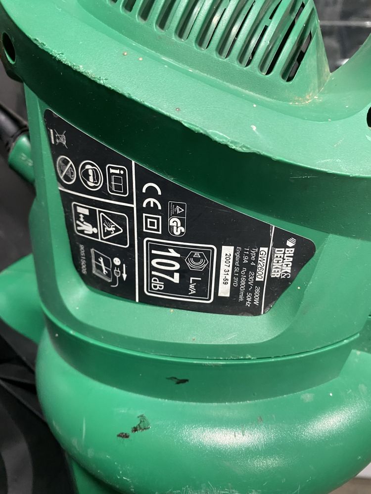 Садовий пилосос садовый пылесос black&decker