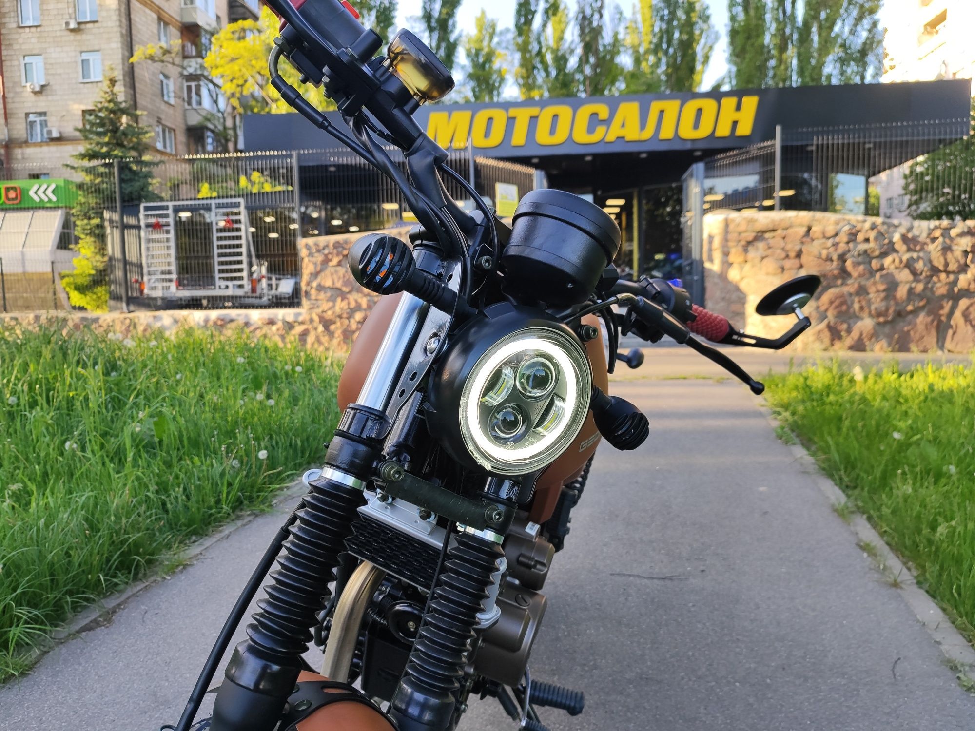 Мотоцикл GEON SCRAMBLER 200 (17/17)/Доставка/Кре