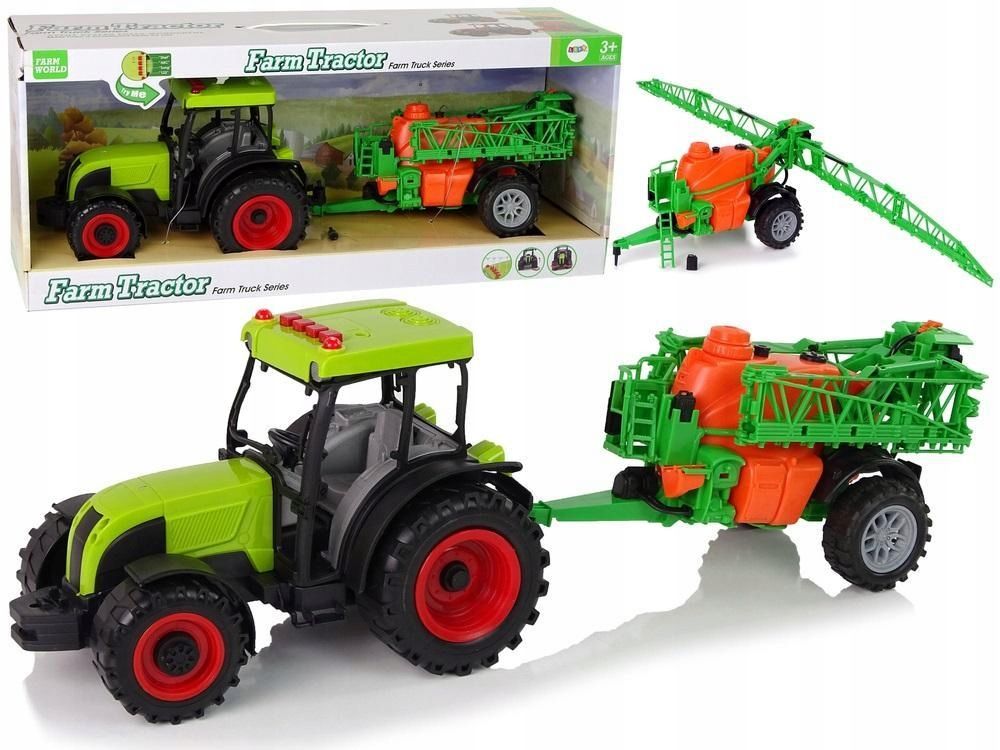 Traktor Na Baterie Zielony, Leantoys